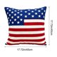 thumbnail image 3 of Funda de Cojín Patriótica con Diseño de Bandera de Lazo y Estrella – Funda de Almohada Lumbar Decorativa para El Día de La Independencia, Decoración Del Hogar, Sofá, Cama y Uso En Exteriores., 3 of 6