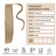 thumbnail image 2 of Goodyard Wrap around Ponytail Extension,Heat Resistant Synthetic Hairpiece for Women(24-613), 2 of 7