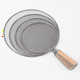 thumbnail image 3 of Protector de malla antisalpicaduras de acero inoxidable para cocinar y freír, protector de grasa y aceite, 25 cm, 3 of 5