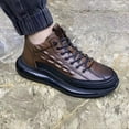 thumbnail image 3 of Men‘s Neutral Running Shoe with Breathable Fish Pattern Soft Shoes for Man Fitness Sports Exercise  44 Brown, 3 of 8