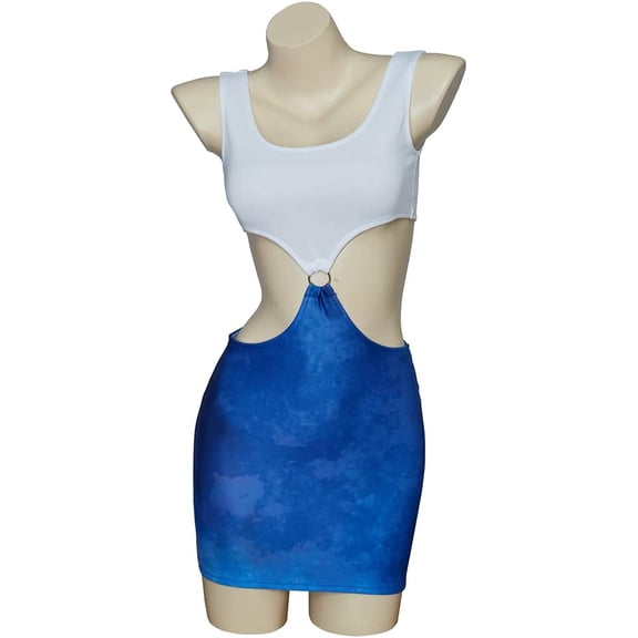 Women's Pretty Dress Vivian Ward Sexy Crop Top Mini Skirt Outfit Uniform