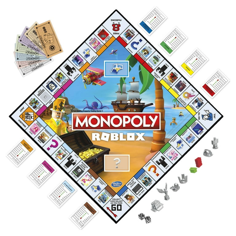 Monopoly: Roblox 2022 Edition Board Game, Buy, Sell, Trade Roblox  Experiences [Includes Exclusive Virtual Item Code] 