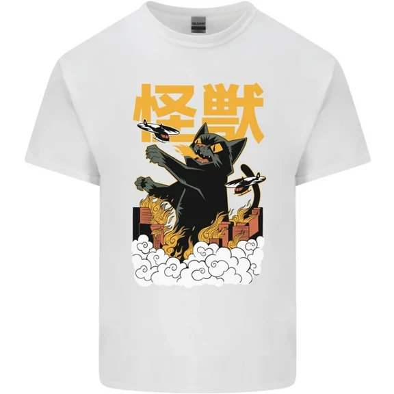 Catzilla Funny Cat Monster T-Shirt