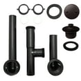 thumbnail image 4 of Westbrass 14" Black Polypropylene Pull to Open Bathtub Drain Assembly with 2-Hole Overflow, Oil Rubbed Bronze (12-Pack), 4 of 13