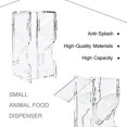 thumbnail image 4 of Hamster Feeder Guinea Pig Food Bowl Small Animals Gravity Automatic Dispenser Assembled Fixed Food Bowl for Mouse Guinea Pig Parrots Mini Hedgehog Hamster Small Animal, 4 of 5