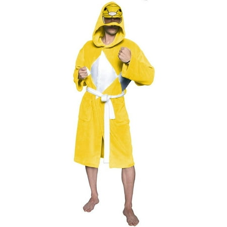 Power Rangers Yellow Ranger Adult Costume Robe - Walmart.com