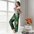 thumbnail image 4 of KLL Womens Thorns Of Macro Cactus Print Pajama Pants Soft Pajama Bottoms for Women Cozy Lounge Pants, 4 of 5