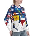 thumbnail image 6 of Cauagu The Map Of United States for Women's Hooded Sweatshirts Pullover Hoodie for Women Fall Workout Sweat Long Sleeve Preppy Sweatshirts-X-Large, 6 of 7