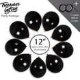 thumbnail image 2 of Solid Black Balloons - 12 Inch Latex Balloons - 36 Pack, 2 of 8