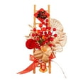 thumbnail image 4 of Centro de mesa con decoración de año Nuevo chino, decoración del Festival de Primavera, decoración de año Nuevo Lunar para vacaciones, bodas, hogar, Estilo C, 4 of 8