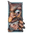 thumbnail image 2 of Asomando estantería Sujetalibros personalizados, estantería divertida de terror Decoraciones de tablilla para coleccionar álbumes Revistas marrón BLESIY Escultura de estantería, 2 of 7