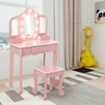 thumbnail image 1 of GloryStar Kids Vanity Desk with Oval Lighted Mirror, 1 of 7