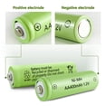 thumbnail image 6 of JINTION Solar Rechargeable Ni-MH AA Batteries 400mAh Battery 8 Pack, 6 of 7