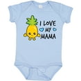 thumbnail image 3 of Inktastic I Love My Mama with Pineapple Boys Baby Bodysuit, 3 of 5