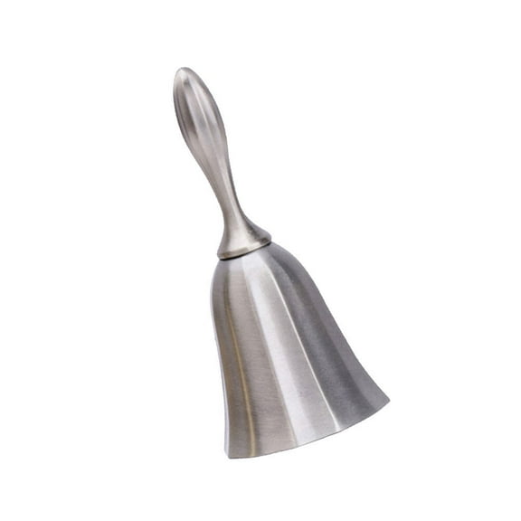 IBASETOY Traditional Style Hand Bell Metal Hand Bell Antique for Hotel Reception Retro 1Pcs