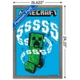 thumbnail image 3 of Minecraft - Creeper SSS Wall Poster, 14.725" x 22.375", Framed, 3 of 3