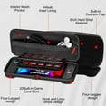 thumbnail image 3 of Carrying Case for Nintendo Switch 2, Waterproof Portable Travel Carry Case Game Storage Bag with 2 Screen Protectors, Black, 3 of 7