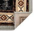 thumbnail image 7 of Unique Loom Pioneer Collection Area Rug - Dutton (5' 3" Square Blue/Black), 7 of 7