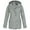 Grey, variant on TIANZEN Womens Fashion Rain Jacket With Hood Lightweight Long Sleeve Windbreaker Zip Up Drawstring Raincoat With Pockets Hooded Jacket plus Size Rain Coats for Women Puffy Windbreaker