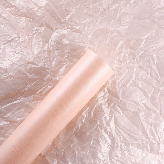 Nvzi Pearl paper Wrapping Paper 20 Sheets Florist Supplies Waterproof Flower Bouquet Wrapping Paper Floral Supplies for Fresh Flowers, 20x27.10 Inch (Champagne Powder)