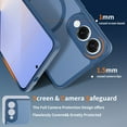 thumbnail image 3 of for Samsung Galaxy S25 Edge Case Compatible with MagSafe, Ultra Slim Anti-Fingerprint TPU+PC Material Hybrid Shockproof Back Cover, Lightweight Anti-Scratch Drop Protective Phone Case - Blue, 3 of 6