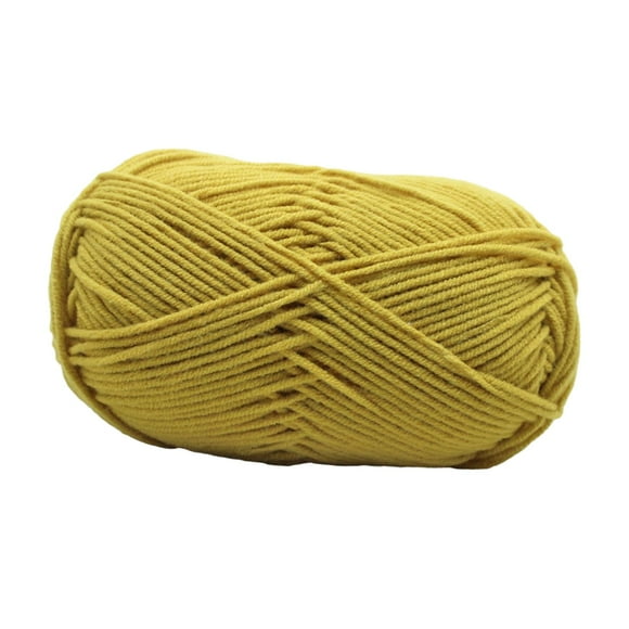 Hilo de tejer a mano, hilo de crochet, hilo de tejer, hilo de lana para tejer a mano, hilo de ... Amarillo claro