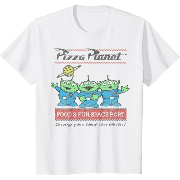 Toy Story Pizza Planet Aliens T-Shirt Size 4-5