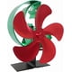 thumbnail image 1 of Fireplace Fan - 5-Blade Heat Powered Wood Stove Fan, Quiet and Eco-Friendly (Christmas), 1 of 5