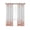 Coral Red, Terracotta Brick, variant on Red Geometric Blackout Curtains 84 Inches Length, Modern Minimalist Ombre Triangles Art Window Treatment Thermal Insulated Drapes for Bedroom Living Room 2 Panels 104x84 Inches