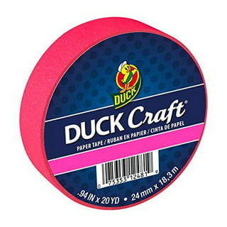 Duck Masking Color Masking Tape, Purple, .94 in. x 20 yd.