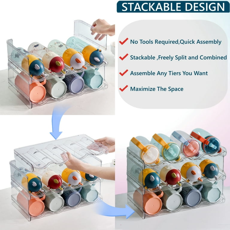 Water Bottle Organizer,Over The Door Organizer With 16