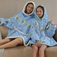thumbnail image 3 of New Oversized Hoodie Blanket Winter Hoodies Fleece Giant Tv Blanket With Sleeves Pullover Oversize Family Hoody Sweatshirts, 3 of 4