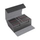 thumbnail image 3 of Estuche organizador de cartas de juego multifunción con capacidad para 400 cartas coleccionables Interior gris y rojo., 3 of 9