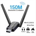 thumbnail image 3 of 150M Bluetooth 5.3 Adapter Free Driver USB Bluetooth Dongle Adaptador, 3 of 5