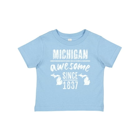 

Inktastic Michigan Awesome Since 1837 Gift Baby Boy or Baby Girl T-Shirt