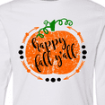 thumbnail image 4 of Inktastic Happy Fall Y'all Pumpkin Long Sleeve Youth T-Shirt, 4 of 5