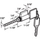 thumbnail image 2 of Cerradura cilíndrica para puertas corredizas Prime-Line E 2107 Steel, 2 of 2