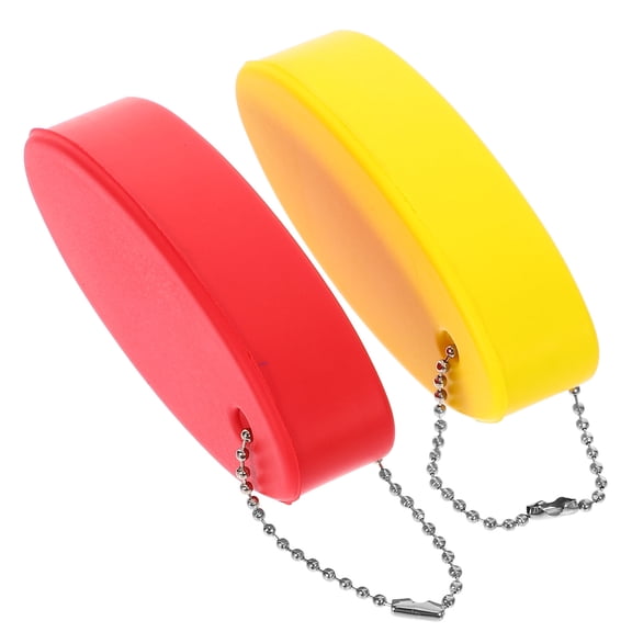MERRYHAPY 2Pcs Floating Keychain Boat Keyring Float for Men Women 3.5x1.6x0.8in