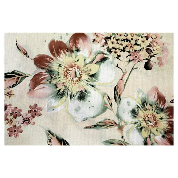 Masterpiece Art Gallery Summer Flower Pink & White by Incado Canvas Art Print 24" x 36"