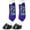 Paisley/Purple, variant on U-Black Royal Purple Medium Tough-1 Extreme Vented Horse Sport Boots Leg Paisley