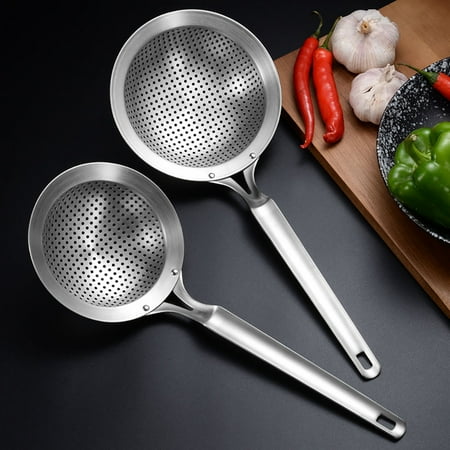 

Frying Food Oil Stainless Steel Strainer Filter Colander Skimmer Kitchen Tool
