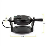 BELLA 13591 Classic Rotating Belgian Waffle Maker, Pro Black