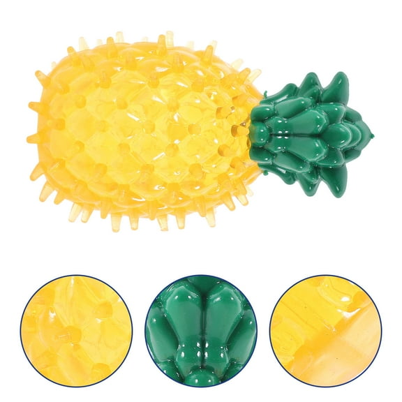 BESTOYARD Small Puppy Toy TPR Pineapple Shape 1Pack for Dog Training Toy