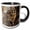 Black/White, variant on 3drose, Barred Owl, Aka Hoot Owl in Tree, Florida, 11oz Two-tone Black Mug