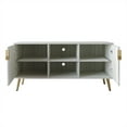 thumbnail image 4 of Castle Place Glam 47" TV Stand Console for TVs up to 55", Light Gray, 4 of 9