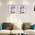 thumbnail image 4 of Cuadros Decorativos 5D DIY diamante pintura gato blanco Cruz puntada bordado artesanía mosaico Kits Tmvgtek embutido en tela, 4 of 9