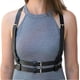 thumbnail image 1 of Women Girls Punk Waist Harness Jewelry Body Chest Harness Body Chain Goth Black Caged Bra PU Leather Waistband for Rave Festival, 1 of 5