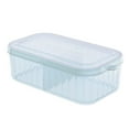 thumbnail image 2 of XiYing Rectangular Plastic Food Storage Container with Removable Dividers, Airtight Leakproof Lid for Refrigerator Organization and Lunch Prep, 1-Piece, 2 of 6