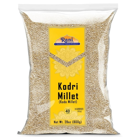 Rani Kodri (Polished Kodo Millet Seeds) Ancient Grains 800g (28oz) ~ All Natural | Gluten Friendly | NON-GMO | Vegan | Indian Origin (Varagu / Kodra / Harka)