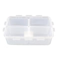 thumbnail image 1 of Caja organizadora multiusos de plástico con rejilla para verduras, ideal para el hogar y la tienda., 1 of 9